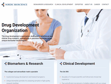 Tablet Screenshot of nordicbioscience.com